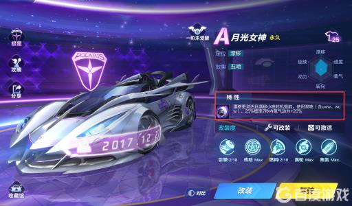 qq飞车手游月光女神怎么样?2