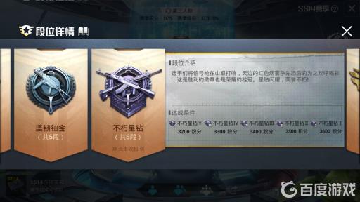 和平精英铂金上面是什么段位?1