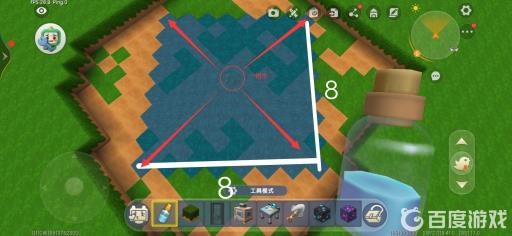 迷你世界一格水可以灌溉多少土?2