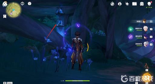 原神擎电树旁边的传送在哪?4