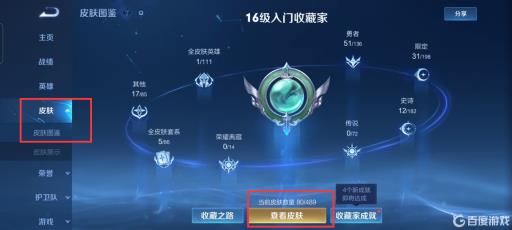 王者荣耀怎么看自己有哪些皮肤?3