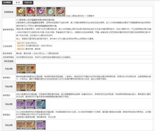 原神3.0魈4星圣遗物及武器怎么搭配?3