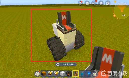 迷你世界火箭炮车怎么造?3