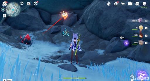 原神星荧洞窟三个火精灵在哪?8