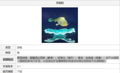 原神炮鲀和苦炮鲀多久刷新一次?3