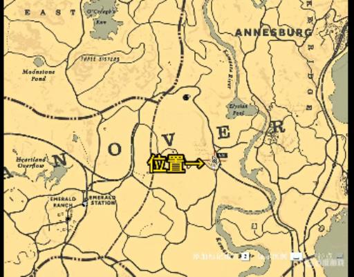 荒野大镖客中国人位置在哪里?_荒野大镖客中国人藏宝图