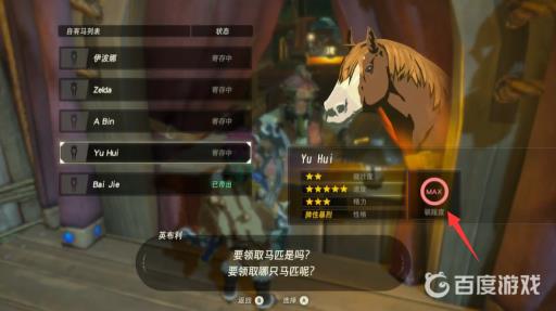 塞尔达怎么看马的好感度?4