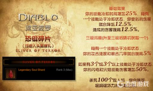 暗黑3恐惧碎片怎么升级?2