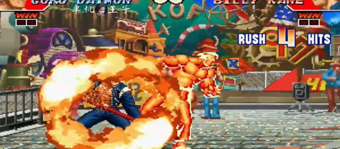 拳皇97比利风火轮怎么放1