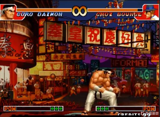 拳皇97大门头上扶怎么接震?6