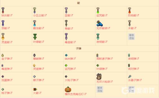 泰拉瑞亚物品有几种分类?6