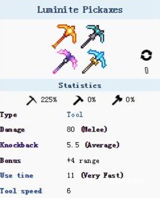 泰拉瑞亚镐子排行榜有哪些?2