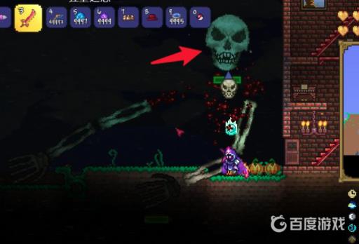 泰拉瑞亚怎么二次召唤骷髅王?6