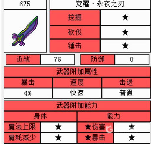 泰拉瑞亚真永夜之刃怎么合成?1