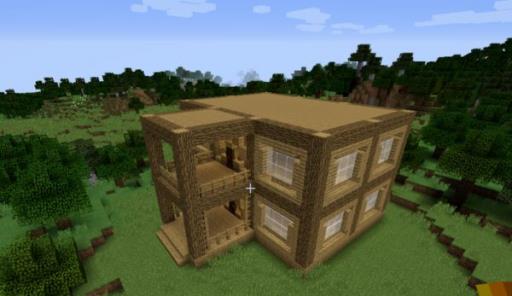 我的世界怎么做房子豪华简单?18