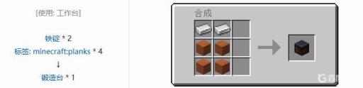 我的世界锻造台怎么合成?4