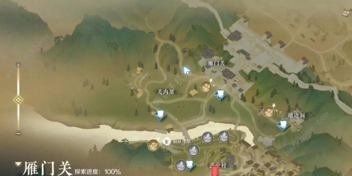 逆水寒手游雁门关探索点大全1