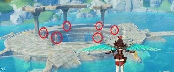 原神渌华池五个火柱子怎么解2