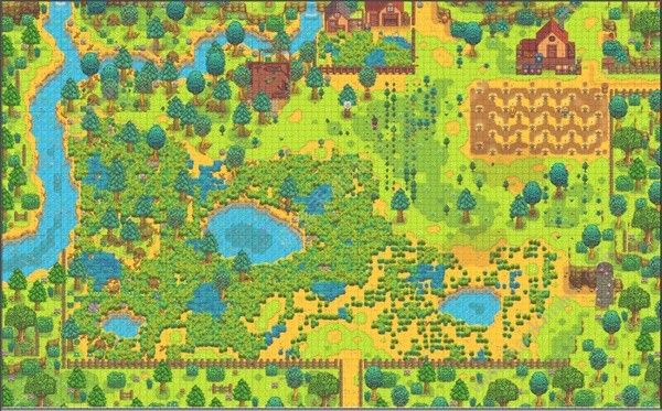 星露谷物语1.6草原农场布局攻略_星露谷物语草原大冒险攻略