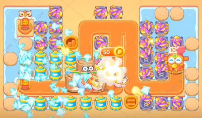 保卫萝卜4福神大作战第14关怎么过6