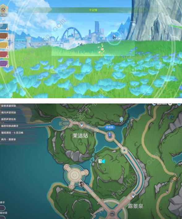 原神基本呈蓝色的野生生物在哪17