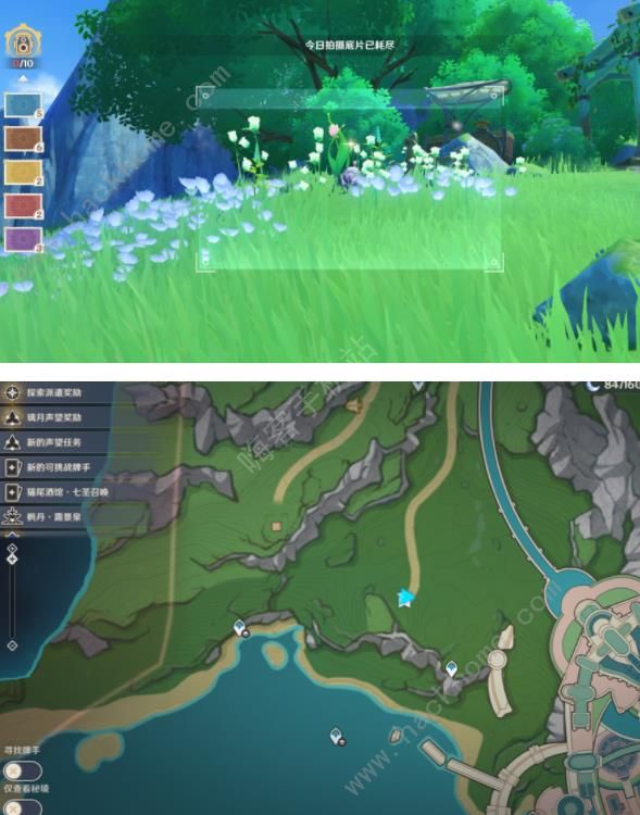 原神基本呈蓝色的野生生物在哪20