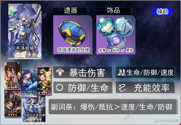 崩坏星穹铁道布洛妮娅光锥怎么选1