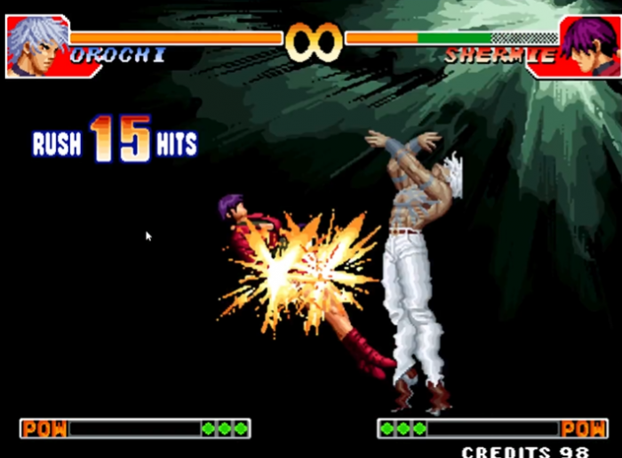 拳皇97大蛇掏魂怎么出1