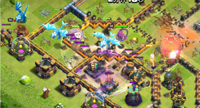 部落冲突雷龙如何连1