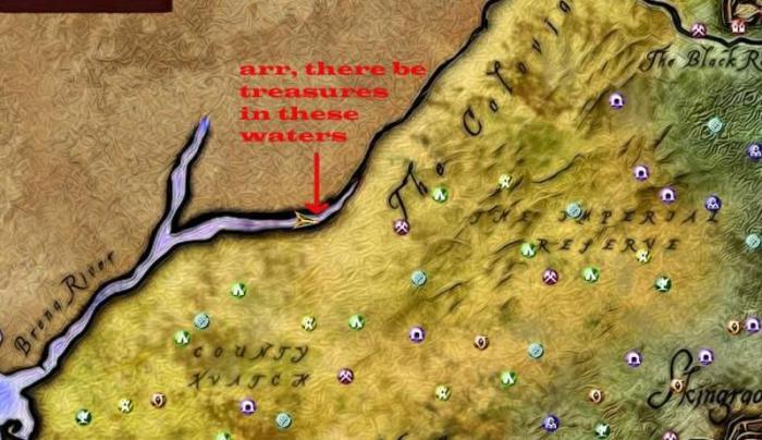 上古卷轴4地图怎么打开1