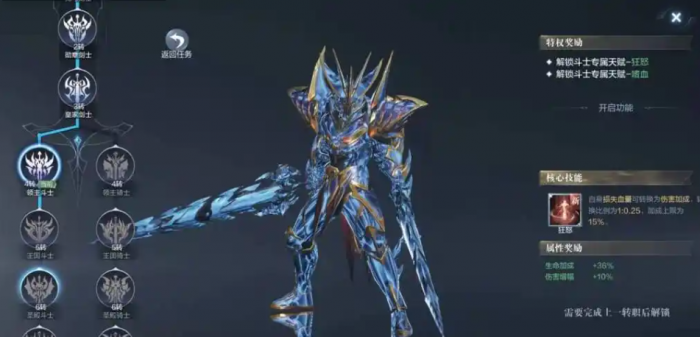 全民奇迹2五转需满足哪些条件3