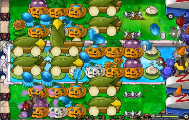 植物大战僵尸泳池无尽怎么打3