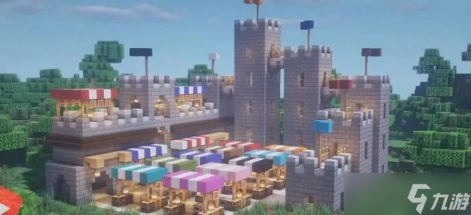 我的世界大城堡怎么建1