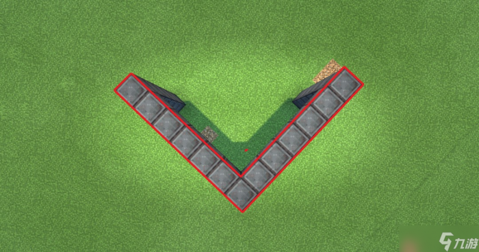 《我的世界》全自动按钮岩浆门建造教学3