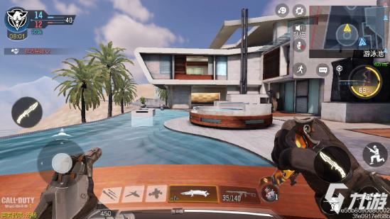 《使命召唤手游》山景别墅点位打法路线详解2