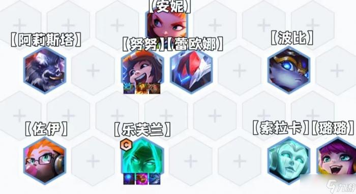 《金铲铲之战》五天才妖姬阵容怎么搭配1