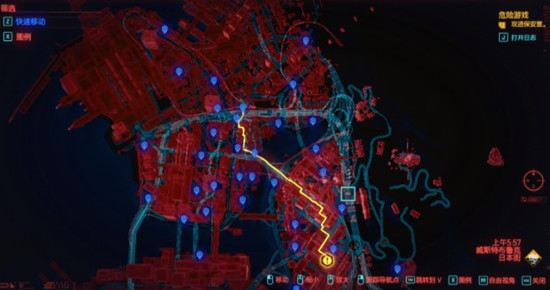 赛博朋克2077传送点怎么使用1