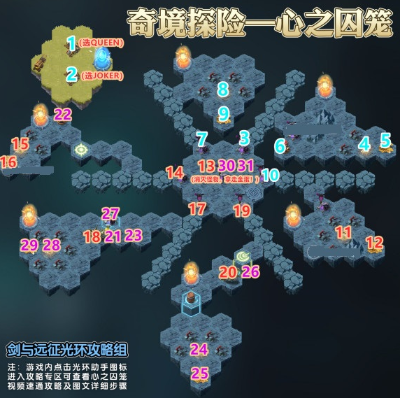 剑与远征心之囚笼怎么过4