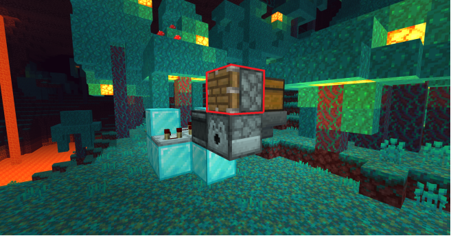 我的世界手游下界自动刷菌器怎么制作9