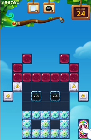 开心消消乐3676关怎么过1
