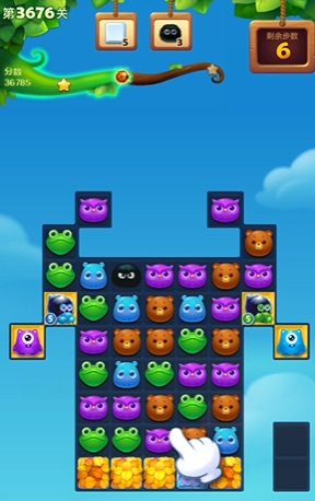 开心消消乐3676关怎么过3