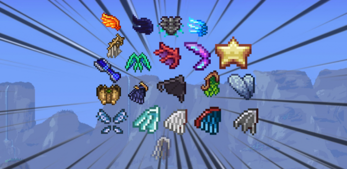 泰拉瑞亚有什么翅膀能持续飞行1