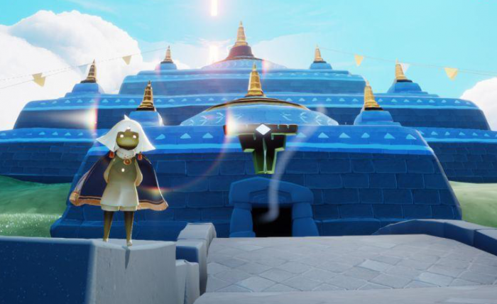 光遇如何飞往神庙云野2