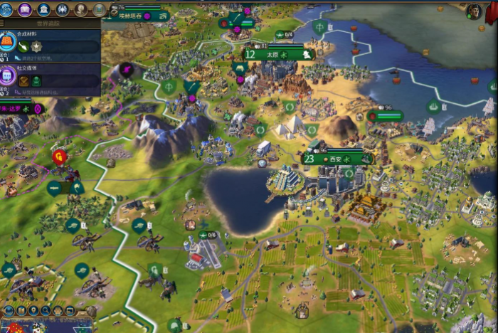 文明6千湖地图怎么选1