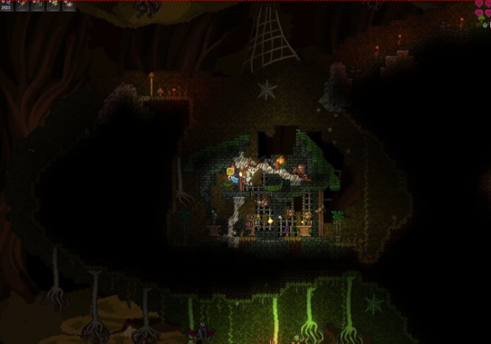 泰拉瑞亚蜘蛛洞一般在哪3