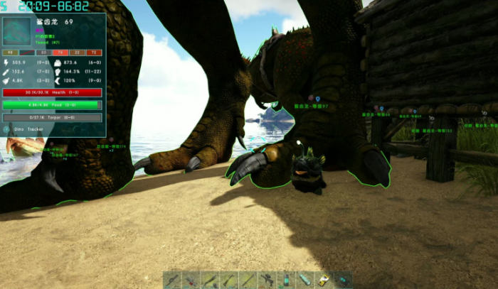 方舟生存进化中怎样驯服恐龙2