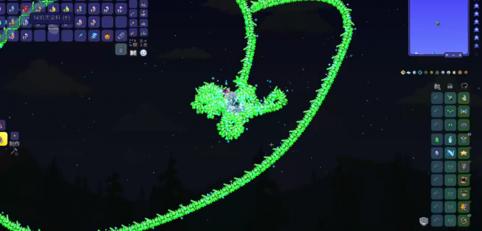 泰拉瑞亚星尘龙如何不断加长3