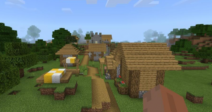 我的世界怎么建造村庄3