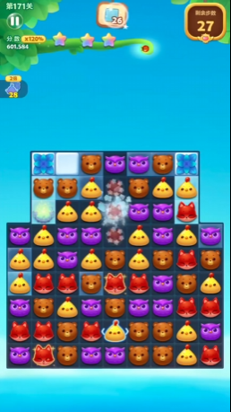 开心消消乐171关怎么过2