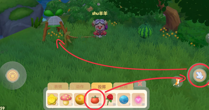 摩尔庄园手游怎么抓黑毛球1